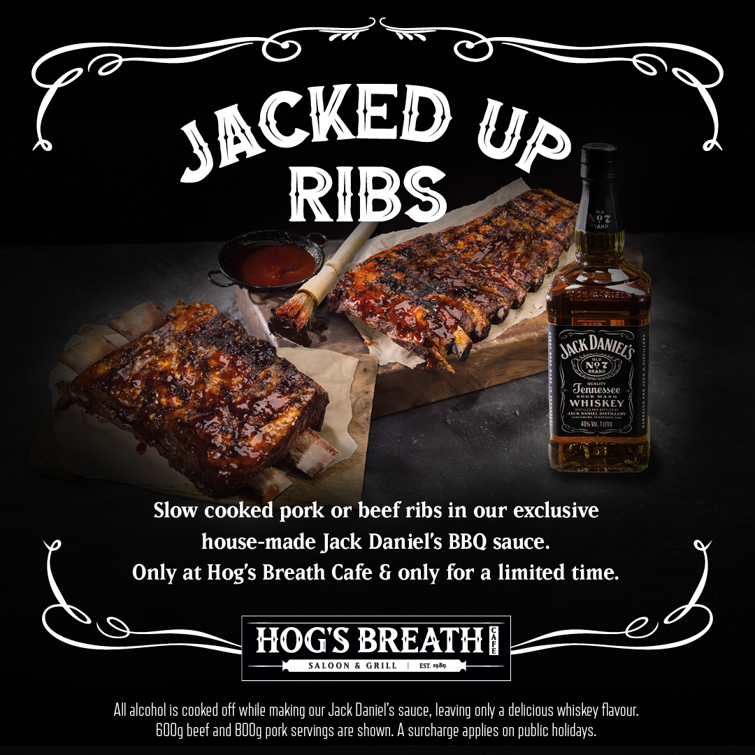 Hog's Breath Cafe Jacked Up Ribs, Limited Time Only