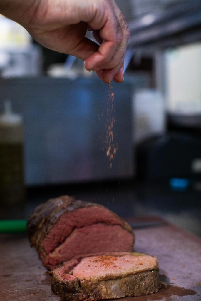 seasoned steak